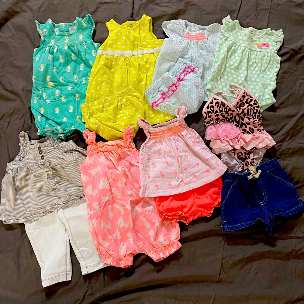 Lot of 6 month girl clothes